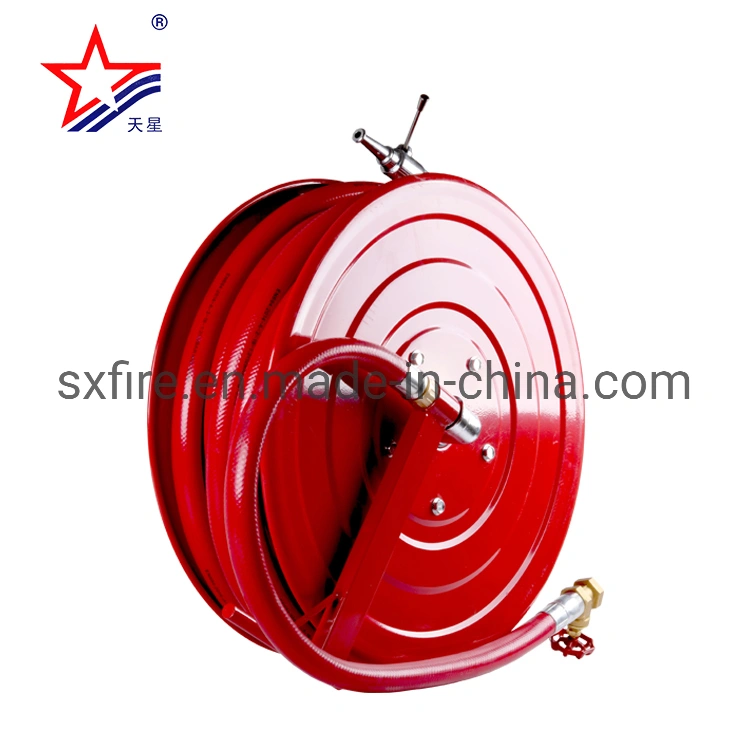 Chrome-Plated Brass Nozzle Fire Hose Reel for Fire Fighting