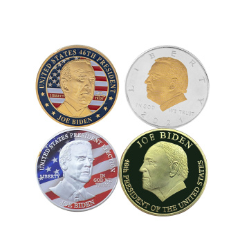 Coleção de Moedas de Joe Biden de Metal Personalizado