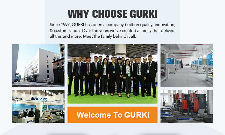 GURKI Automatic Adjust Height and Width Carton Sealing Machine