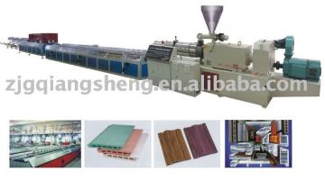 wood plastic composite profile production line