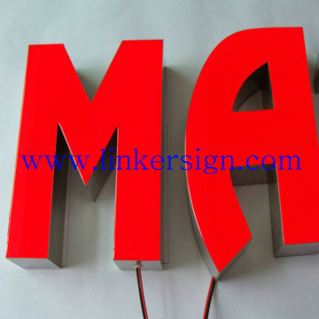 resin letter led channel letter sign metal alphabet letter