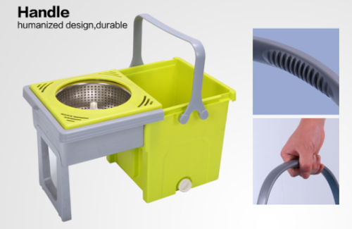 Hot menjual 360 Spin Mop Bucket Wringer Dengan Suku Cadang