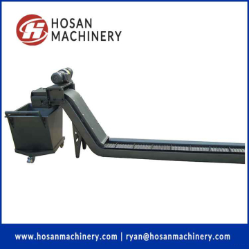 Hinged belt type chip conveyor for cnc machine