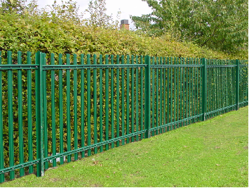 Canton wrought iron fence palisade steel picket fence