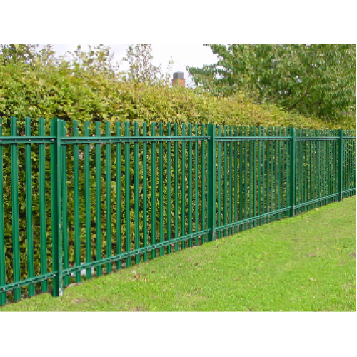 Canton wrought iron fence palisade steel picket fence