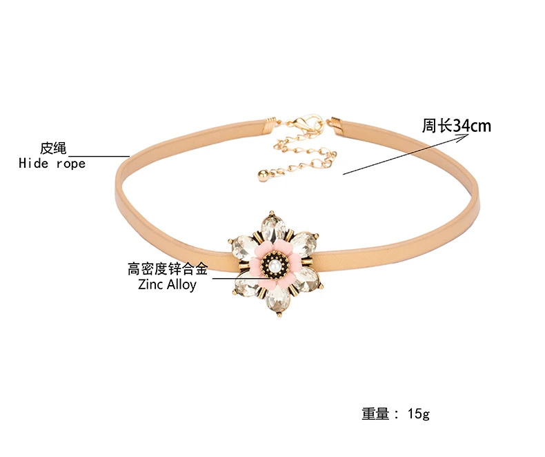 Wholesale Top Design Women Fashion Necklaces Jewelry Accessories Retro Gold Sun Flower Pendant Necklace