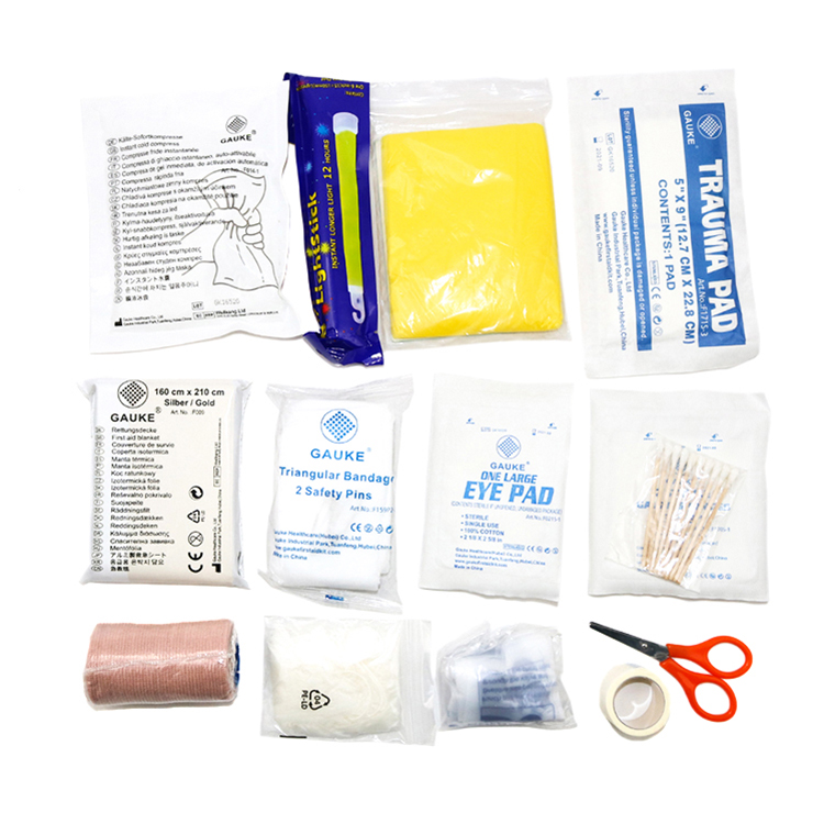 China factory custom Nylon First Aid Bags Portable First Aid Survival Kit