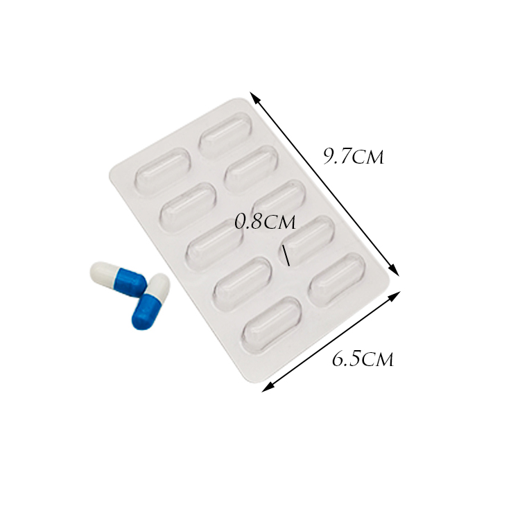 Şəffaf PVC Kapsul Habı Tepsi Blister Qablaşdırma