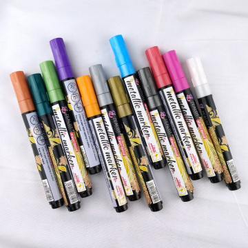 Multi Colors Metallic Water-based Paint Markers - Acrylic Paint Markers for Art and Craft
