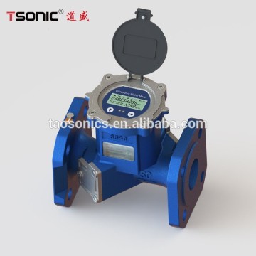 Ultrasonic dual channel pipe water meter