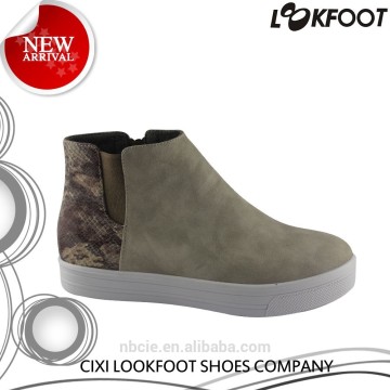 2015 new arrival soft comfort walking newest mid cut suded women shoes