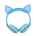 Christmas gift led cat ear headphones glowing