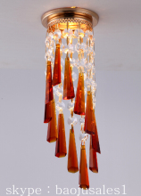 modern crystal ceiling pendant light