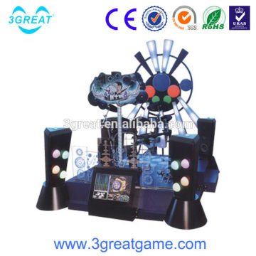 Popular V-drum music sing game machine