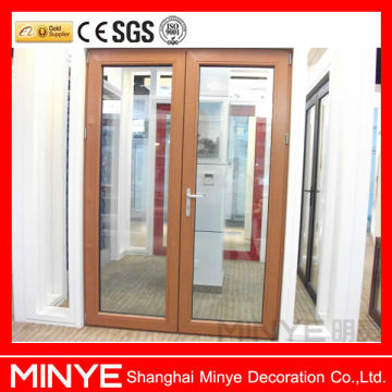 three hinge aluminum swing hing French doors