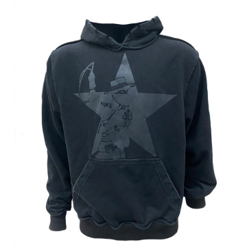 Custom Design Washed Oversized Reversible Distressed Hoodies