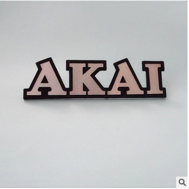 Simple and Generous Aluminum Nameplate