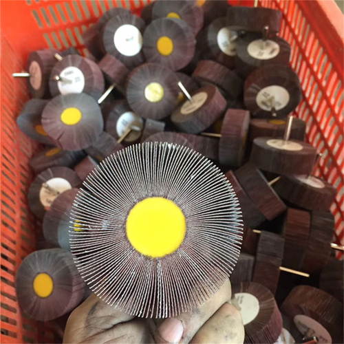 abrasive polishing flap wheels with shaft 25mm