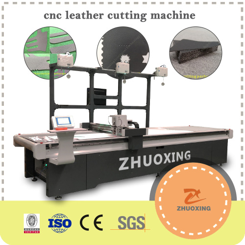 Máquina de mesa de corte de cuero PU CNC