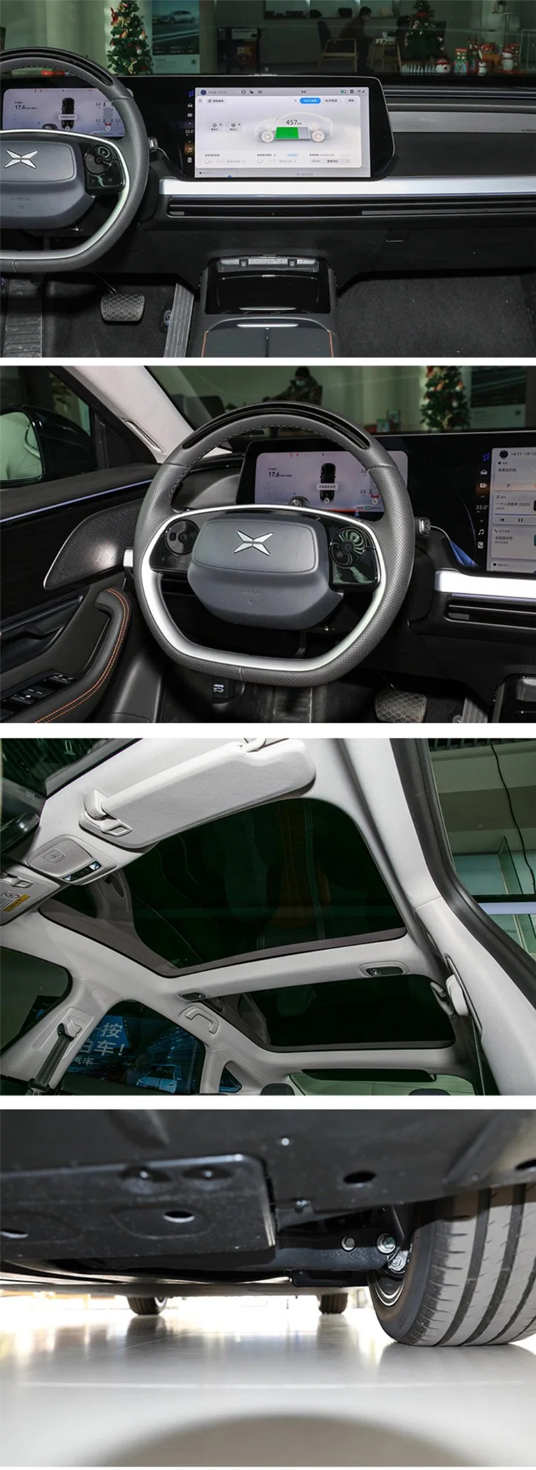 Ridever Cheap 2022 Xiao Peng P7 4 Doors 5 Seats Sedan 480 586 625 670 Kilometers EV New Energy Vehicle Fast Charge Cars Used Electric Car