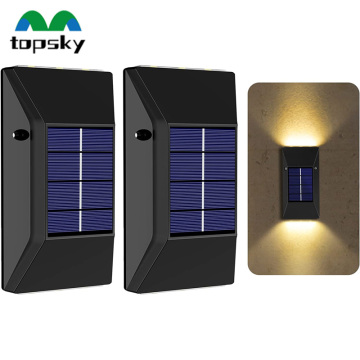 Solar Powered IP65 Waterproof 6 LED Up and Down Solar Garden Light