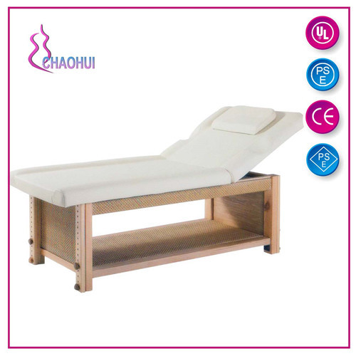 Équipement utilisé en bois de lit de massage thaïlandais