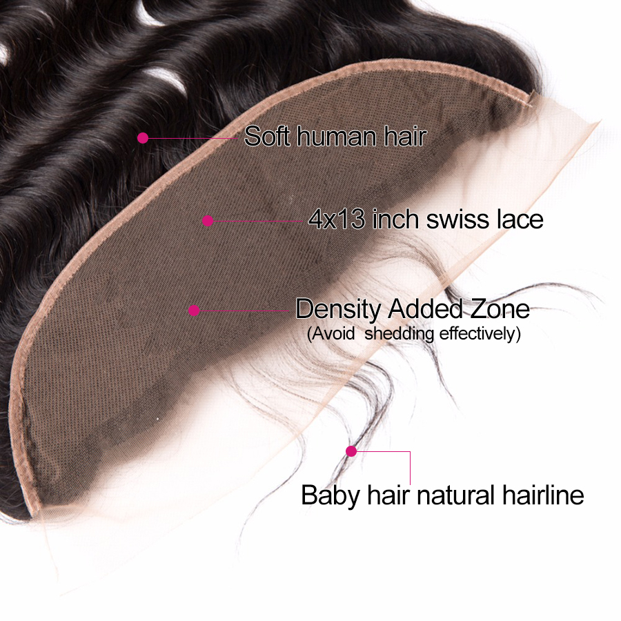 shopping online accept paypal body wave 13x4  human hair hd lace frontal closure