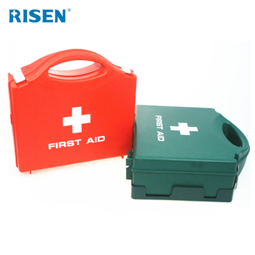 Hot sell bottom price hard empty plastic first aid kit orange medical box