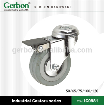 High Quality Grey Rubber Castor