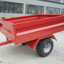 China Factory Full Welded Tandem Trailer / Car Trailer / Box Trailer with Cage