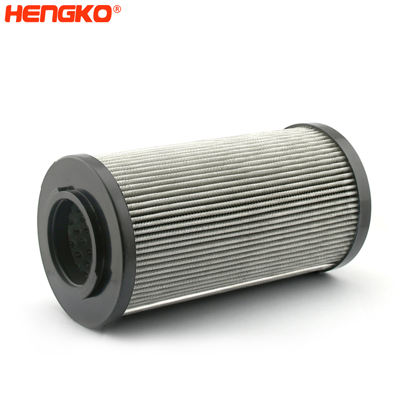 Stainless Steel  SS316 Sintered Mesh Filter Cartridges - Pleated Structure for Larger Filtering Surface