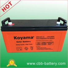 12V120ah Sealed Lead Acid Battery, UPS Battery, Rechargeable Deep Cycle Gel Solar Battery