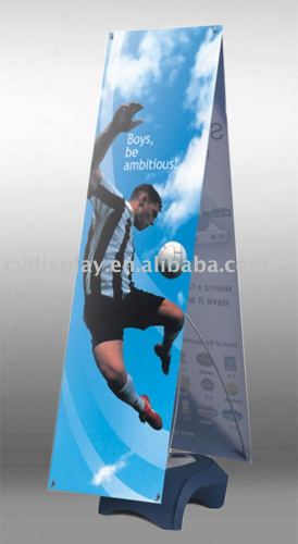 outdoor banner stand