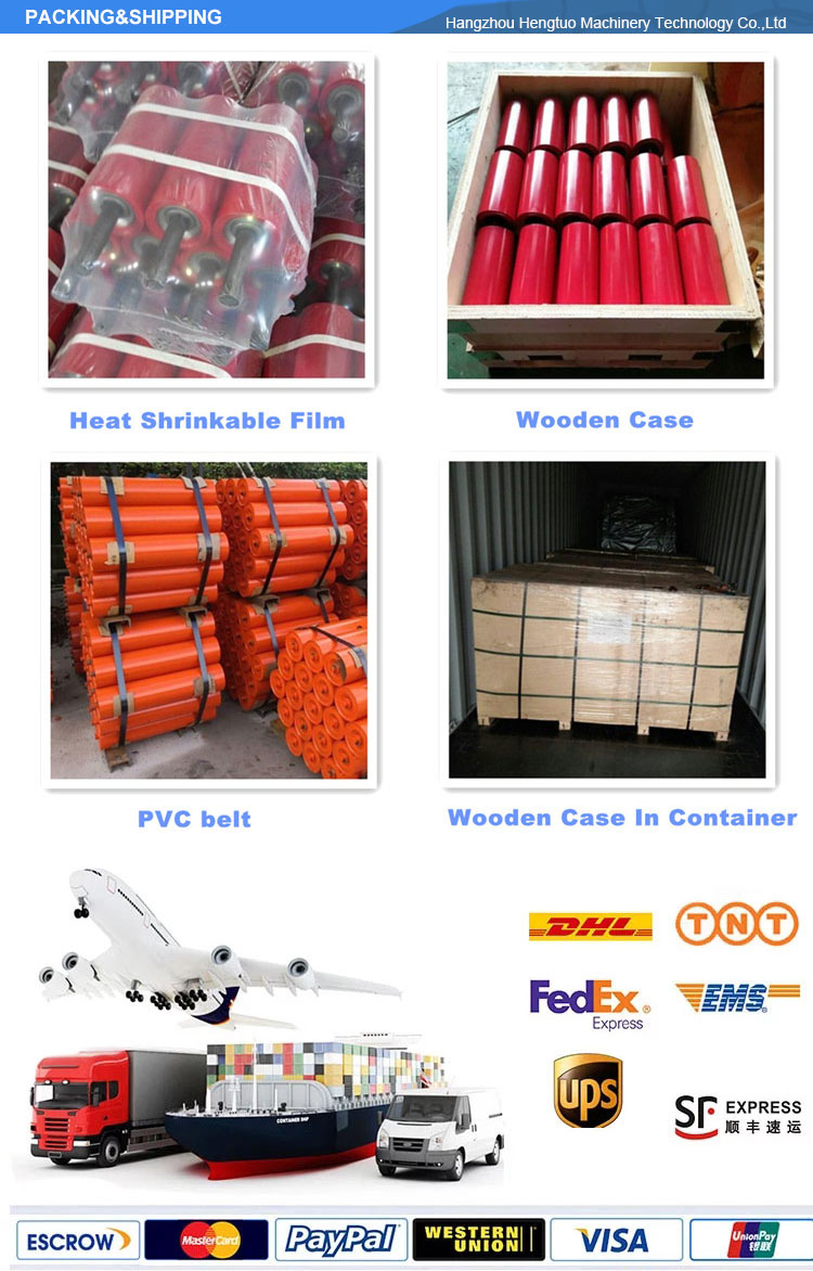 Free Set Steel Pipe Price Supplier System Idler Parts For Belt Rubber Conveyor Roller