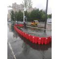 flood barrier wall for EV car fire protection