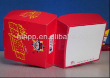 Fast food printed hamburger lunch box