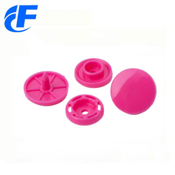 Cheap customised four parts plastic snap button