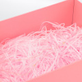 Caja de base y tapa de embalaje de regalo rosa negra personalizada