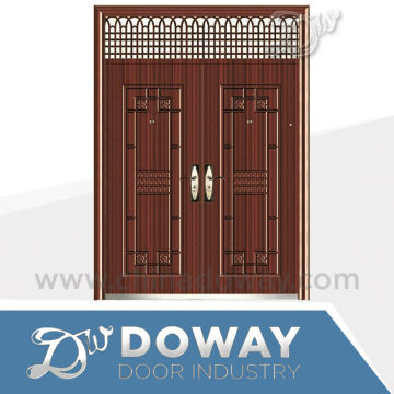 Security Door With Transom