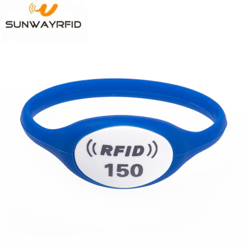 125khz Waterproof RFID Silicone Bracelet for Access Control