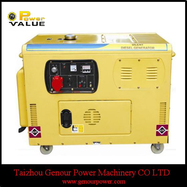 5.5kva silent diesel generator set, 5500 generator prices for sale