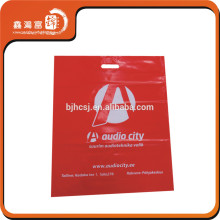 custom shopping PE plastic bag printing apparel