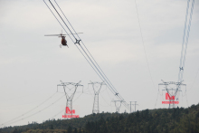 750kv Overhead Transmission line steel tower