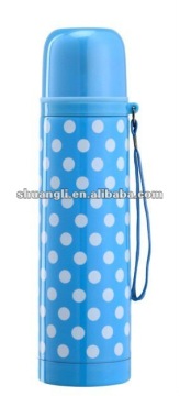 Double wall stainles steel vacuum flask with strap SL-ZHT