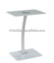 hot sale laptop computer table, corner set, glass table