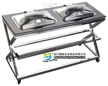 Buffet Chafer with Chafing Dish Table