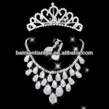 2013 New Come Wedding Accessories Necklace Earring Crown sets