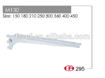 M130 glass shelf bracket support chrome display bracket for a column