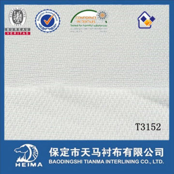 plain woven stretch interlining T1152 garment interlining