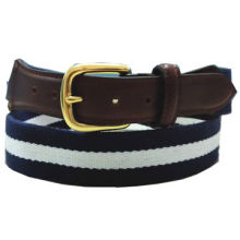 Classical Stripe Stretch Canvas Belt